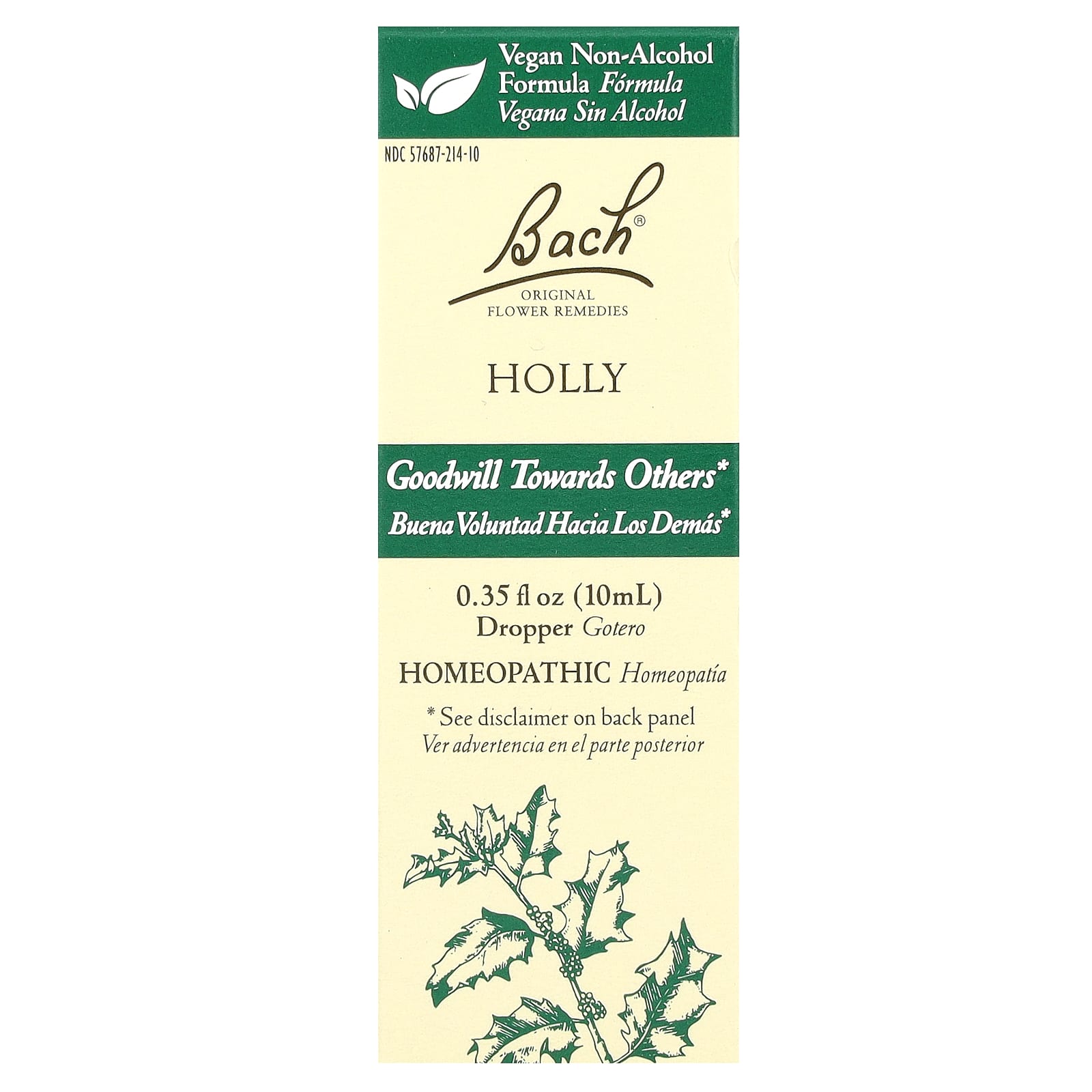 

Original Flower Therapy, Holly, 10Ml (0.35Fl Oz)