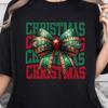 Christmas Bow Tie Comfort Colors Shirt, Christmas Party T-Shirt, Vintage Christmas Tee, Christmas Decoration Shirt, Christmas New Year Tee