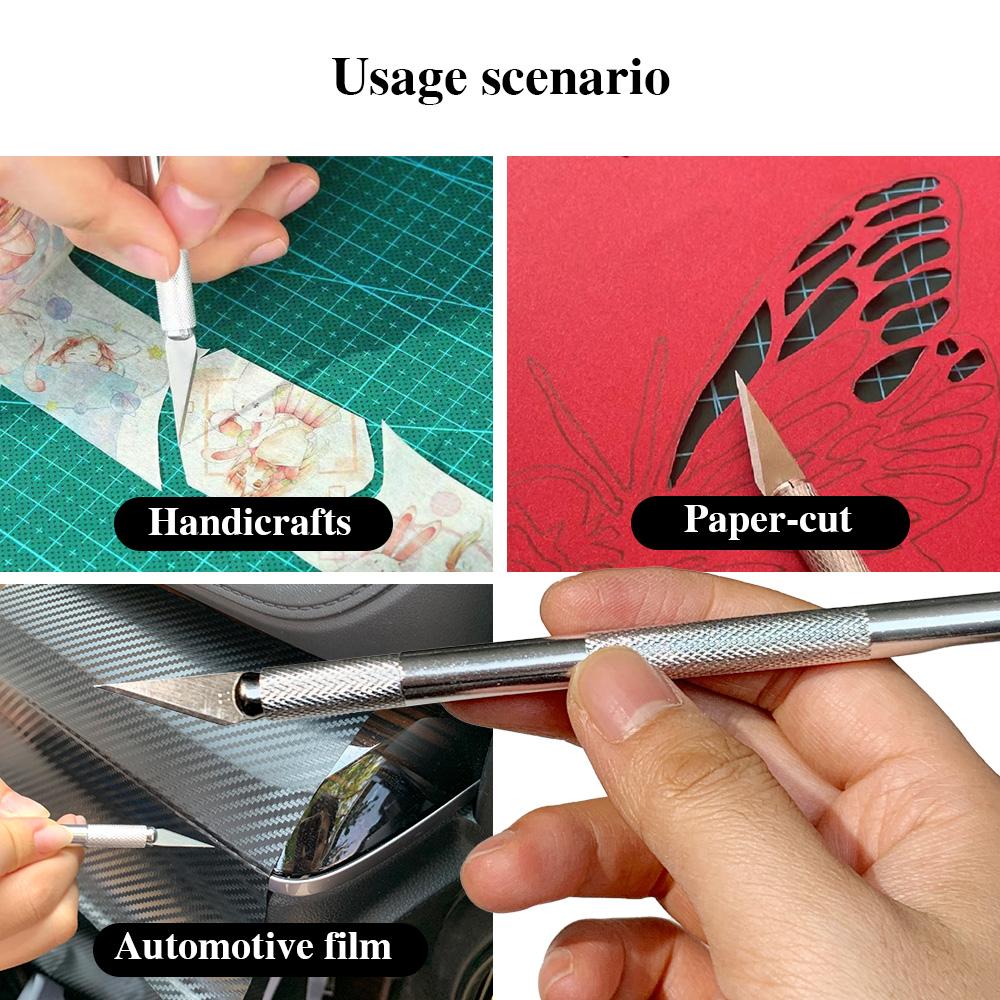 10Pcs Car Wrapping Vinyl Tool Kit Window Film Tint Tools Car Wrap Sticks Edge Trimming Squeegee Tinting Felt Edge Squeegee