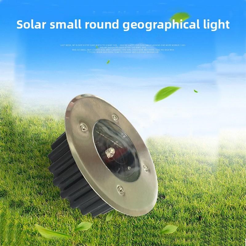 Solar Embedded Path Light With Bright White Led For Villa Garden And Yard Illumination