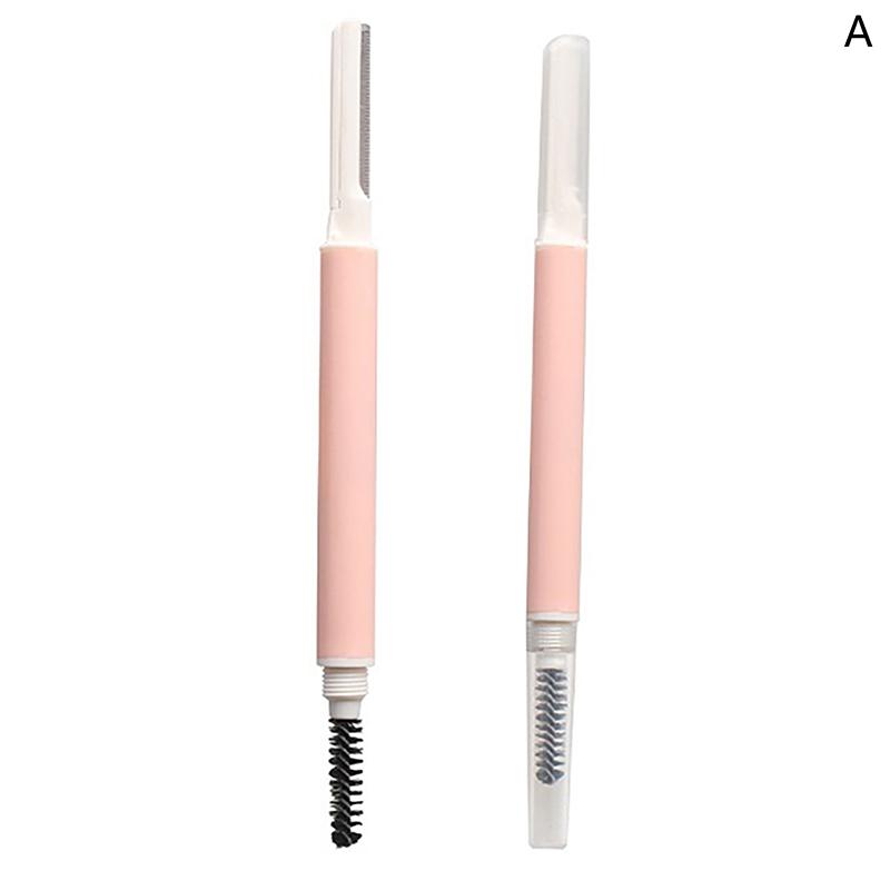 

Инструменты для наращивания ресниц Двусторонний триммер для бровей Расческа для ресниц Щеточка для бровей с защитным чехлом Расческа для бровей из нержавеющей стали A