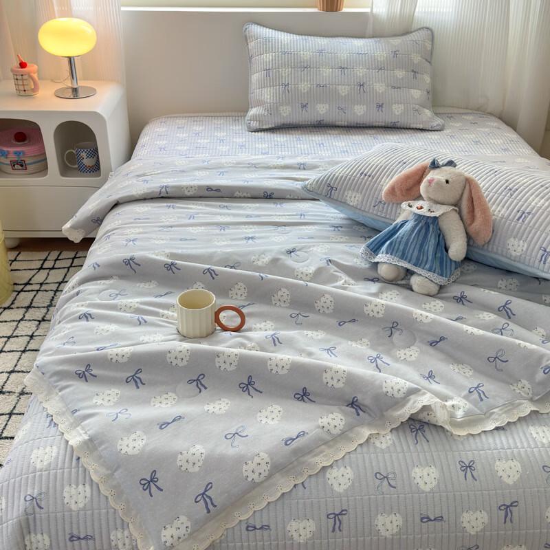 Ailan Huijia French Floral 100% Cotton Summer Bedding Set