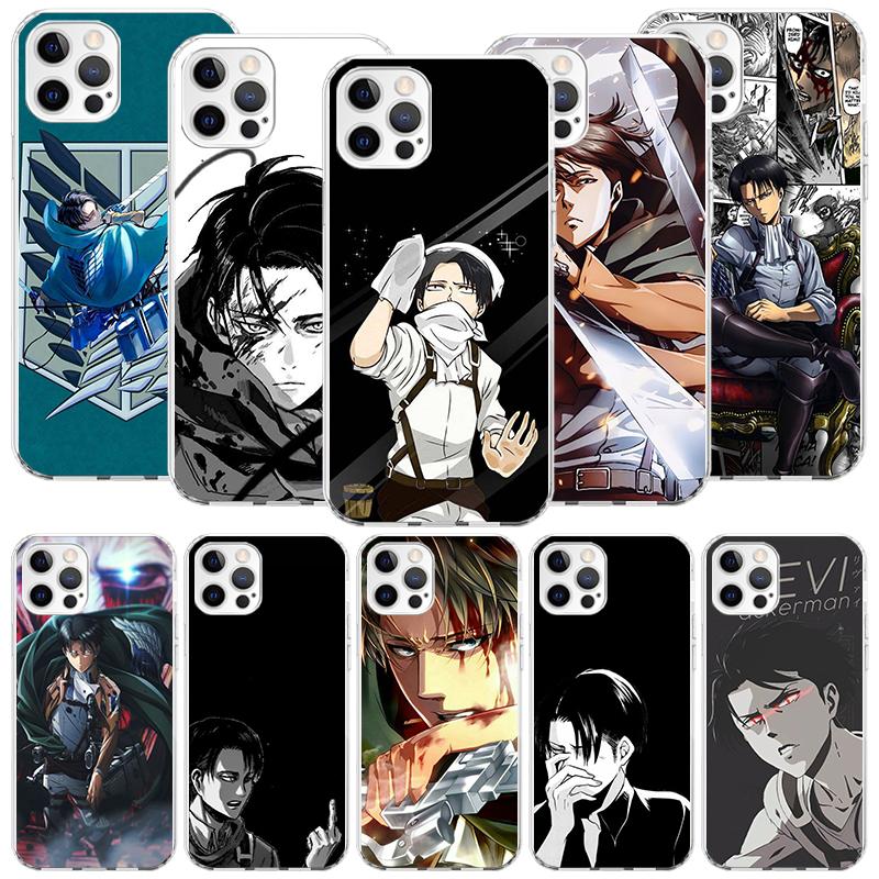 Attack-Titan Levi Phone Case For iPhone 17 Air 16 15 Plus 11 14 Pro Max 13 Mini 12 7 8 + SE Pattern Art Customized Cover 17 Air