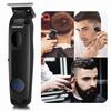 Solimpia Professional Men's Hair Clipper Kit Cordless Trimmer with USB Charging, LED Display