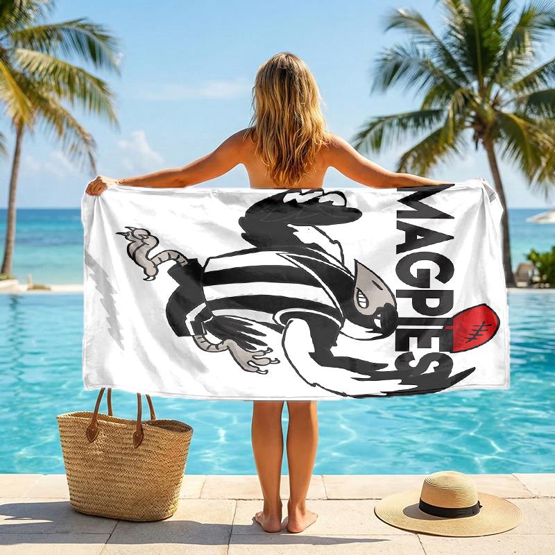 Collingwood Mode Strandtuch: Ideal für Sommerabenteuer Weich, saugfähig und schnell trocknend geeignet zum Schwimmen und Baden