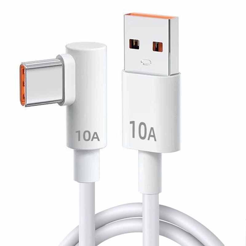 10A Game Elbow Super Flash Charge Data Cable for Huawei Type-C and Honor Phones