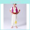 Aladdin Kostüm für Kinder Magisches Prinzen Outfit aus Bambusfaser für Bühnenauftritte