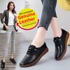 Soft Leather Mother Shoes, Soft Sole, Soft Surface, Ladies' Small Leather Shoes, Comfortable White Shoes, Casual Non-slip Cowhide Sole Toe Shoes