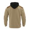 Men's Hooded Sweatshirt, Contrasting Color Sweatshirt, Sports   Casual Jacket