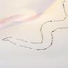 S925 Sterling Silver Versatile Women's Necklace, Twisted Link Chain, 40/45cm