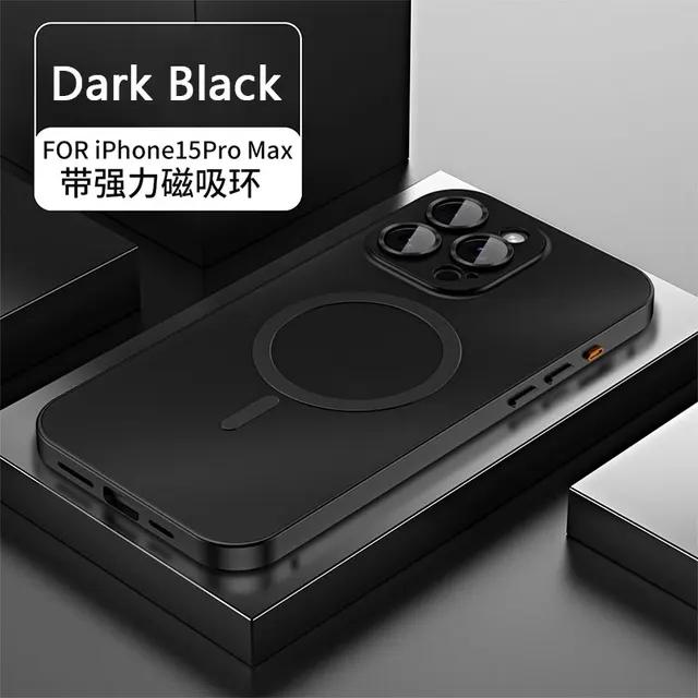 Luxurious Aluminium Magnetic Phone Case For For Iphone 12 13 14 1 16 17 Pro Max Plus 17 Air Lens Glass Protective Metal Phone Cover
