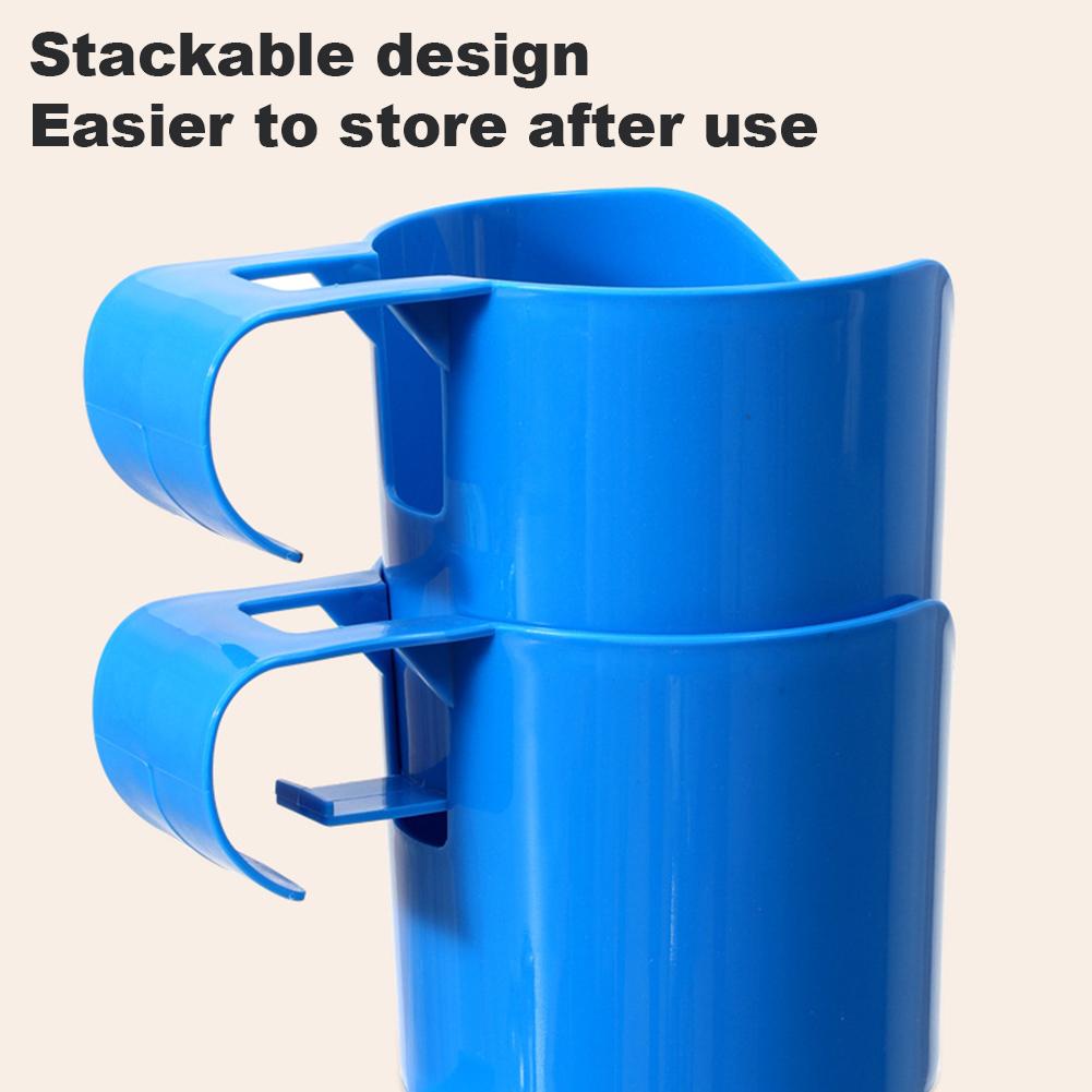 4 Stück Schwimmbadregal, Schwimmbadbecherhalter Aufbewahrungsregal Schwimmbad Getränke Bierbecherhalter Handseifenhalter