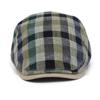 Spring and Summer Thin Hat Men's Fashion Plaid Forward Hat Cotton Cap Foreign Trade Beret