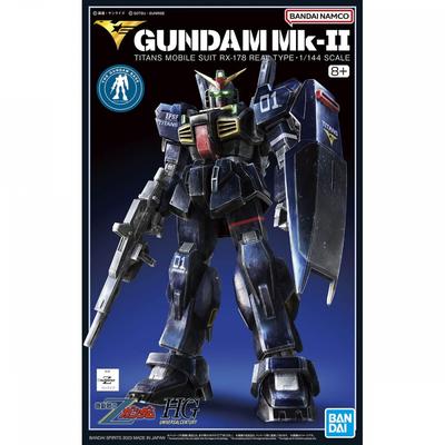 HG 1144 Gundam Base Limited Gundam Mk-II (Titans Specification) (21st CENTURY REAL TYPE Ver.) Bandai Spirits Blue Plastic Model Assembly Type 8 Years