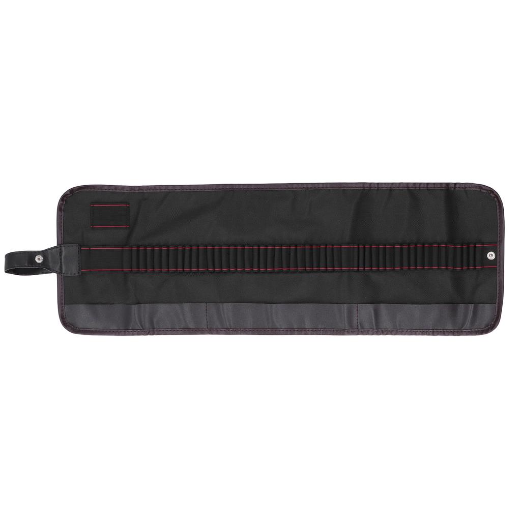 Pen Curtain Portable Pencil Case Oxford Cloth Canvas Pen Curtain Stationery Pen Case48 Hole