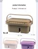 Portable 3-Piece Paint Set: Multifunctional Wash Bucket, Watercolor Gouache Palette, Color Mixing Box for Art Students