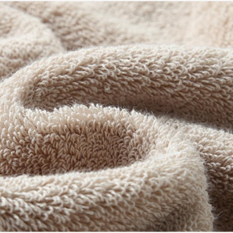 1pc Pure Cotton Bath Towel 70x140cm Solid Color Bath Towel Soft Absorbent Towel for Men and Women