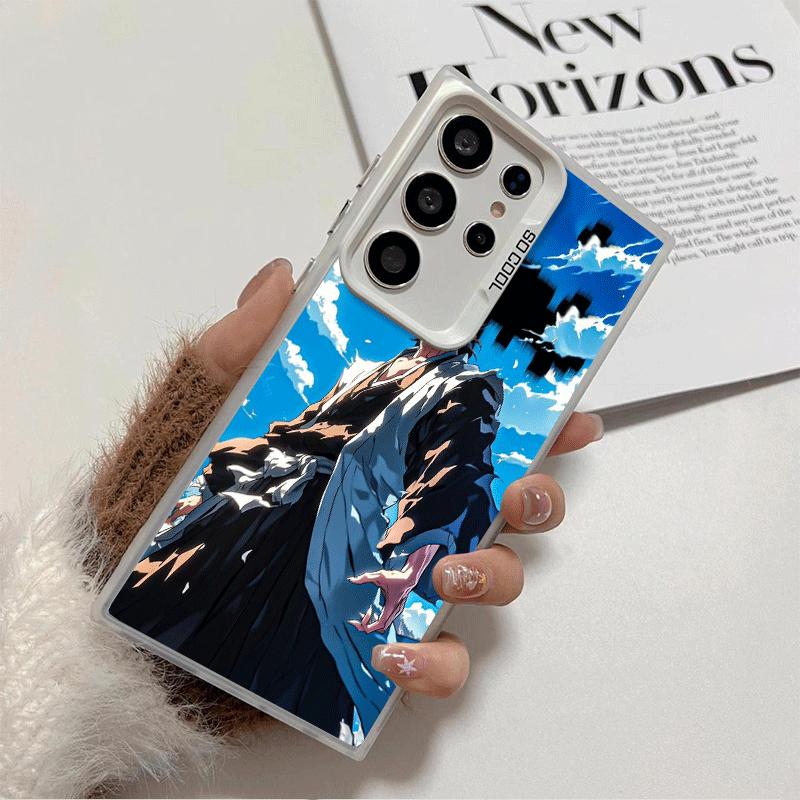 Bleach Aizen Sousuke Soft Phone Case for Samsung Galaxy S24 S25 FE S26 Edge S23 Ultra S22 Plus S21 + Shockproof Cover Back Shell