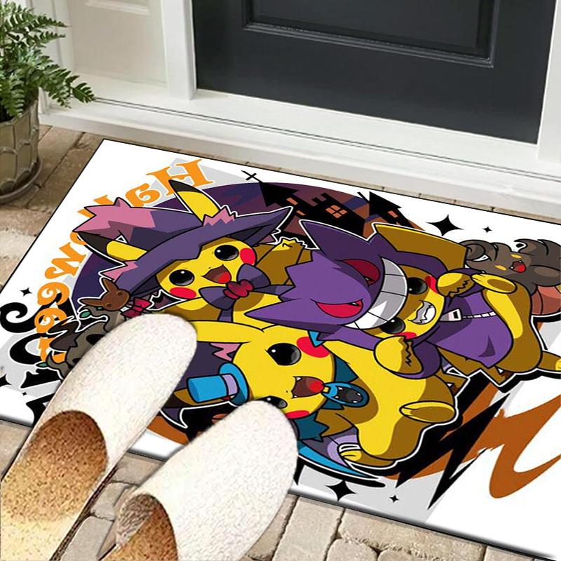 Cute Pika Adventure Office Rug Chair Mat, Game Carpet, Suitable for Front Door, Bedroom, Living Room, Desk, Holiday Gift