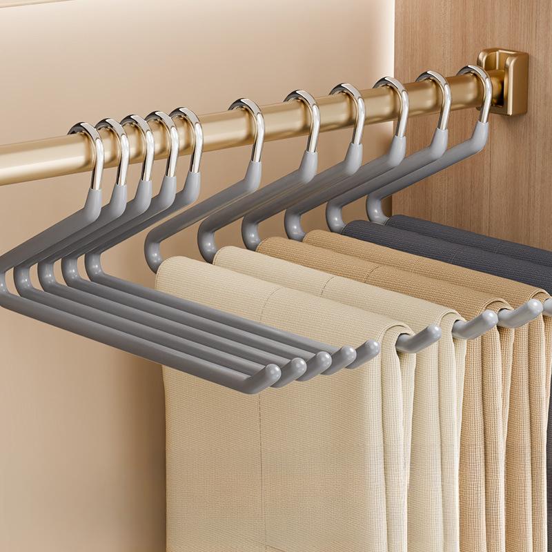 1/5/10PCS Goose Shaped Pants Rack, Anti Slip and Traceless Storage Rack, Drying Rack, Home Pants Clip, Wardrobe Pants Hanger