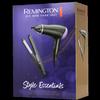 Sèche Cheveux Et Lisseur - Remington - D3016GP - Kit Coiffure 2000W Plaques Céramiques Ionisation