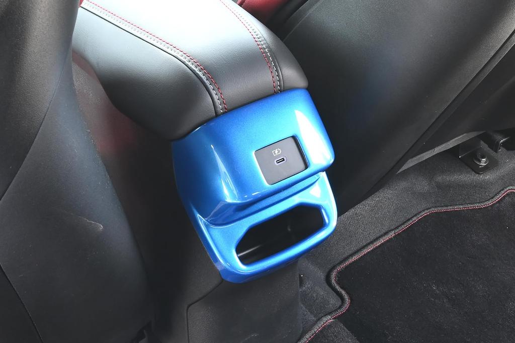 SecondStage Nissan Note E13 Aura FE13 nismo Compatible Console Lower Panel vehicles with USB Blue N286BLU e-POWER (for port)