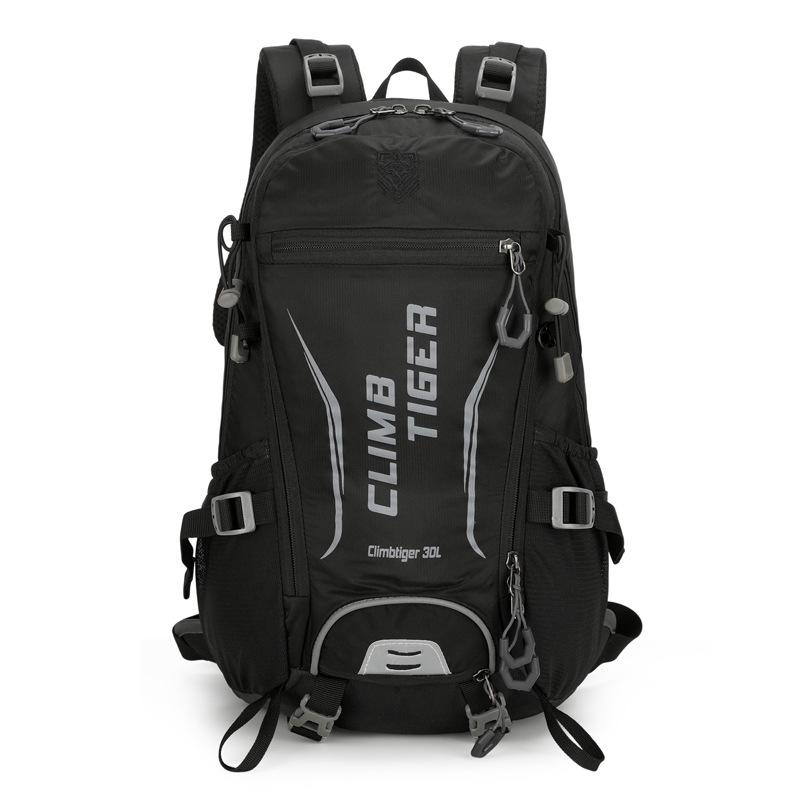 

Водостойкий походный рюкзак большой вместимости: Многофункциональная дорожная сумка для мужчин и женщин Below 20L чёрный