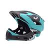 Grauer Fullface-Helm für Kinder, Fahrrad-Fullface-Helm, MTB-Fullface-Helm für den Sport
