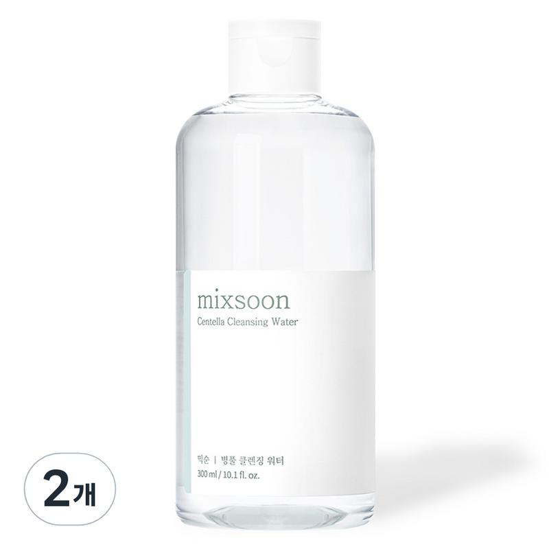 Mixsoon Centella Asiatica Cleansing Water, 300ml, 2 pcs