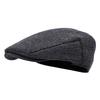 STARANCE Men's Herringbone Flat Ivy Newsboy Hat Wool Blend Gatsby Cabbie Cap
