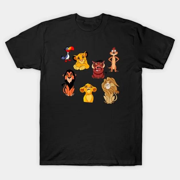 The King Lion King Characters Simba TShirt Unisex S