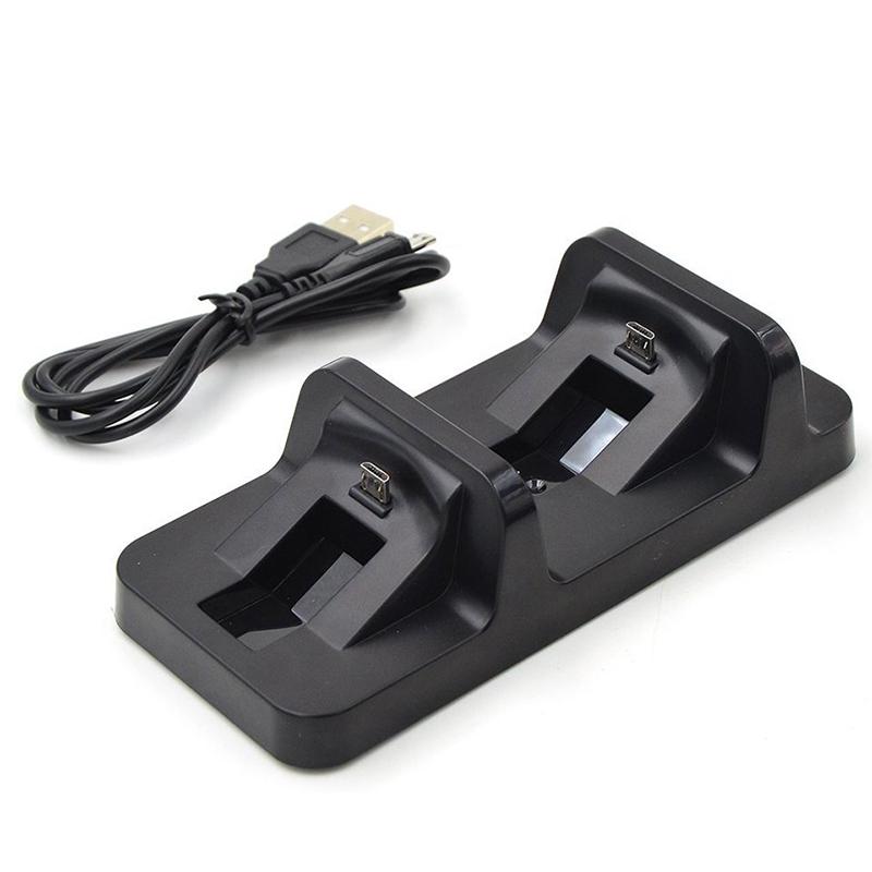 Game Disk Tower Vertical Stand for PS4 Dual Controller Charging Dock Station for  4 PRO Slim