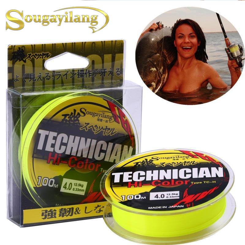 Buy Sougayilang 100m/110yards 1343lb Fluorocarbon Fishing Line Made In