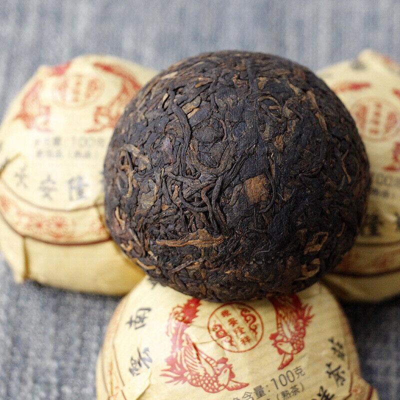 100г чай Юньнань Феникс Туоча Пуэр спелый чай Golden Bud Tuo листья черного чая — фото 7