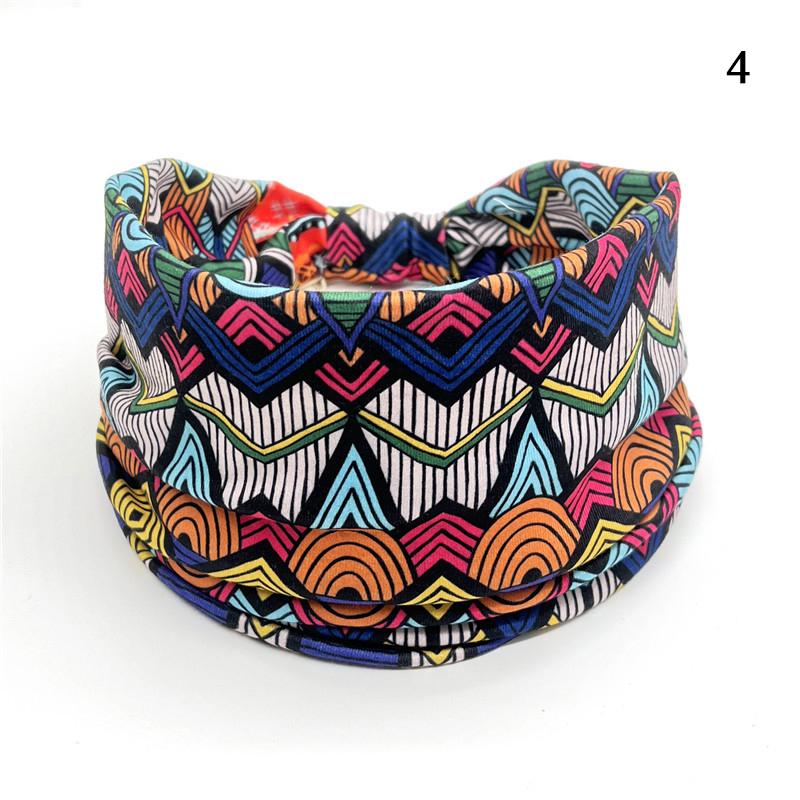 Damen Haarband Stirnband Bohemian Sport Yoga Bandage Elastisch Mädchen Breites Stirnband Print Breites Kopfband Kopfschmuck Haarband Damen