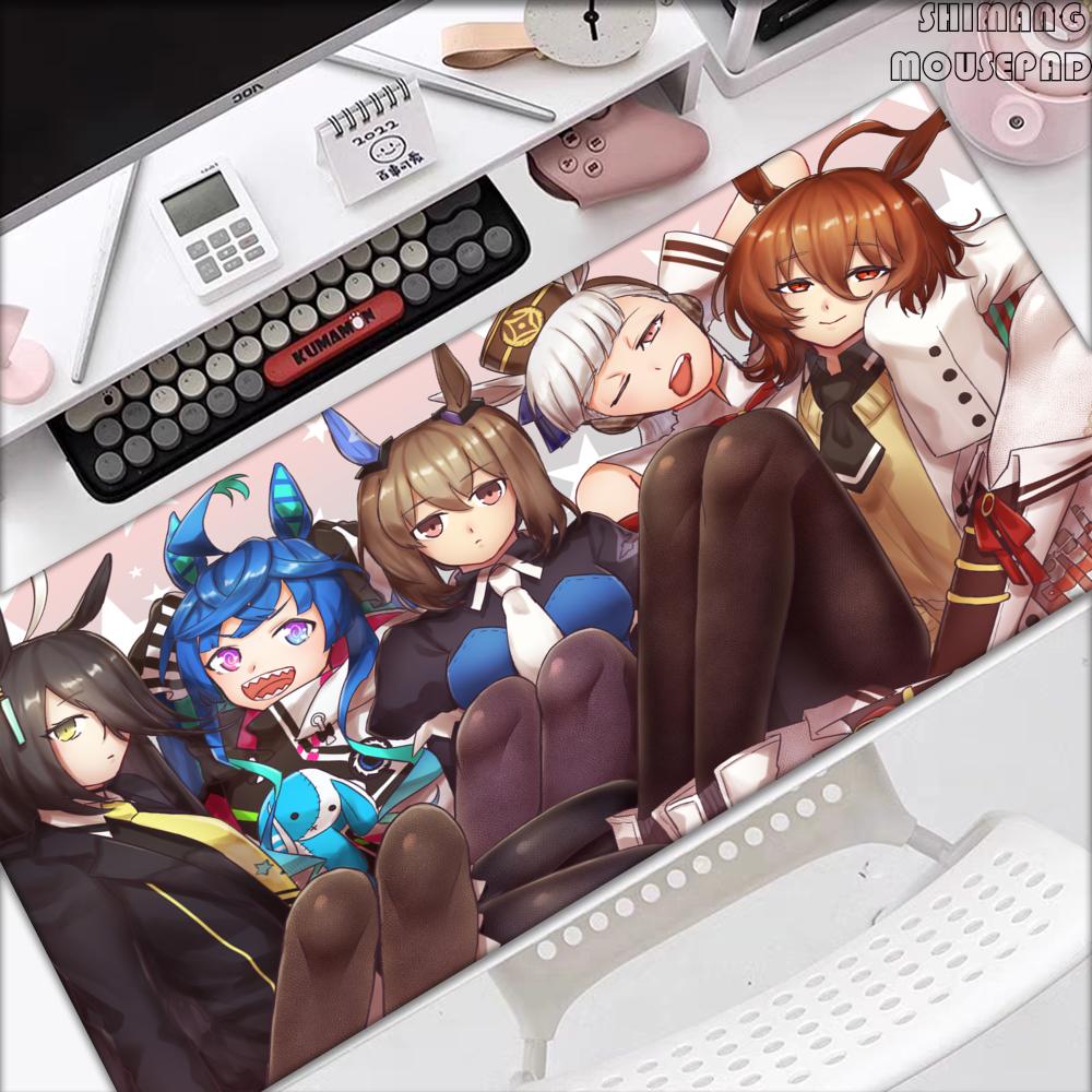 Podložka pod myš Uma Anime Girl Agnes Tachyon Herní podložka na stůl Kawaii Manga Velká podložka pod klávesnici Dekorace stolu PC Příslušenství