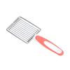 Luncheon Meat Cutter Stainless Steel Tomato Ham Fruit Slicing Knife with Non Slip Handle(Orange )
