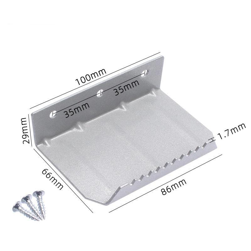 Открыватель двери Педаль для ноги Ручка Металлическая Открыватель двери Без касания Открыть дверь Ручной Открыватель двери Тяга для двери Без рук Избегайте контакта Удобная фурнитура для ног серебряный