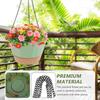 Hanging Orchid Flower Pot Balcony Plant Holder Plastic Container Outdoor Succulent Suspended Flowerpot Lovely