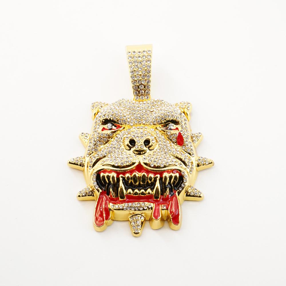 New Product Necklace Hip Hop Pendant Personalized Trendy Brand Animal Hip Hop Necklace 8cm