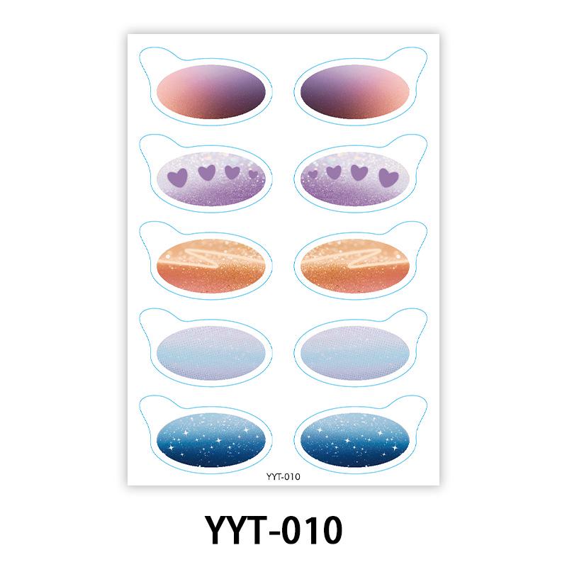 European & American Waterproof Eyeshadow Stickers Temporary Eye Makeup Tattoo