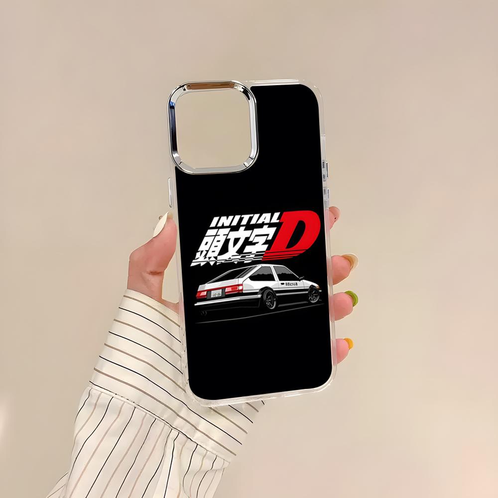 ANIME Initial D Phone Case For IPhone 17 Air 16 15 14 13 12 11 Pro Pro Max Plus Transparent Soft Cover