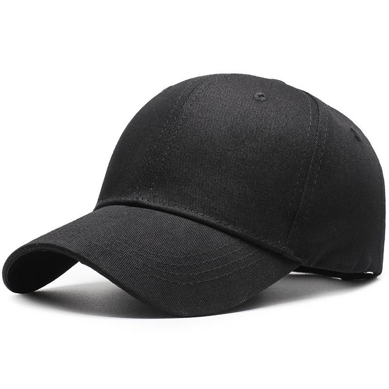 Classic Unisex Plain Baseball Cap with Adjustable Metal Buckle Closure, 100% Cotton and Multiple Colors Available