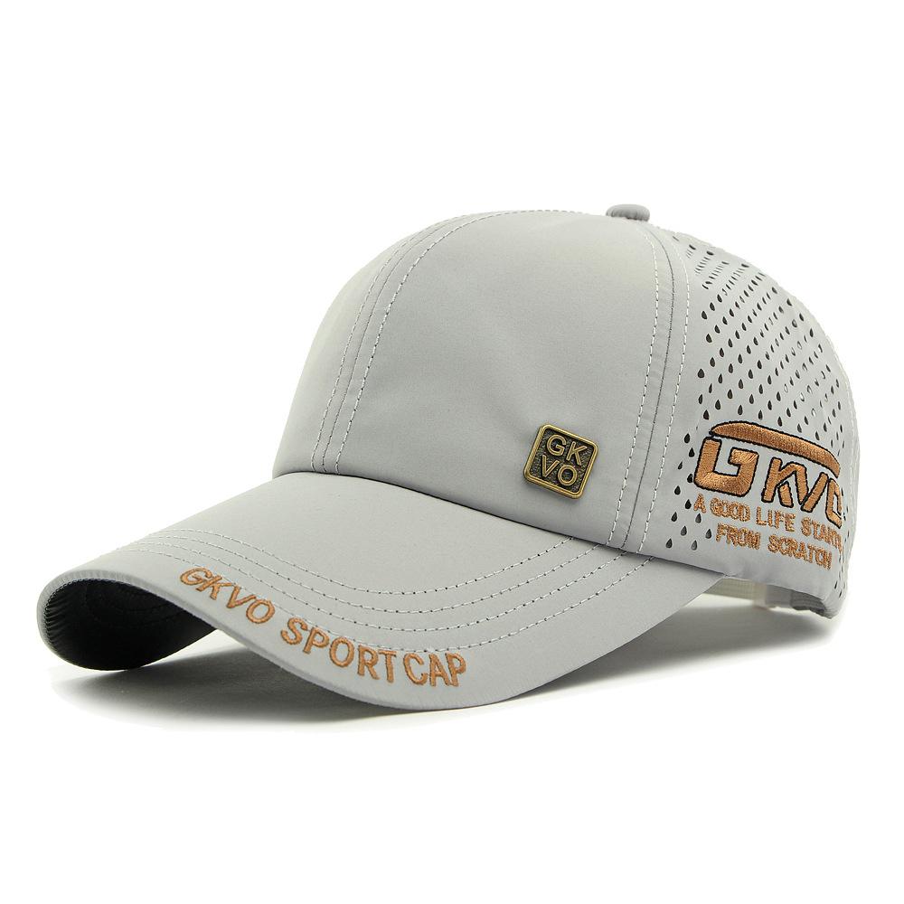 Men's Outdoor Sunscreen Sun Hat Mesh Embroidered Baseball Cap