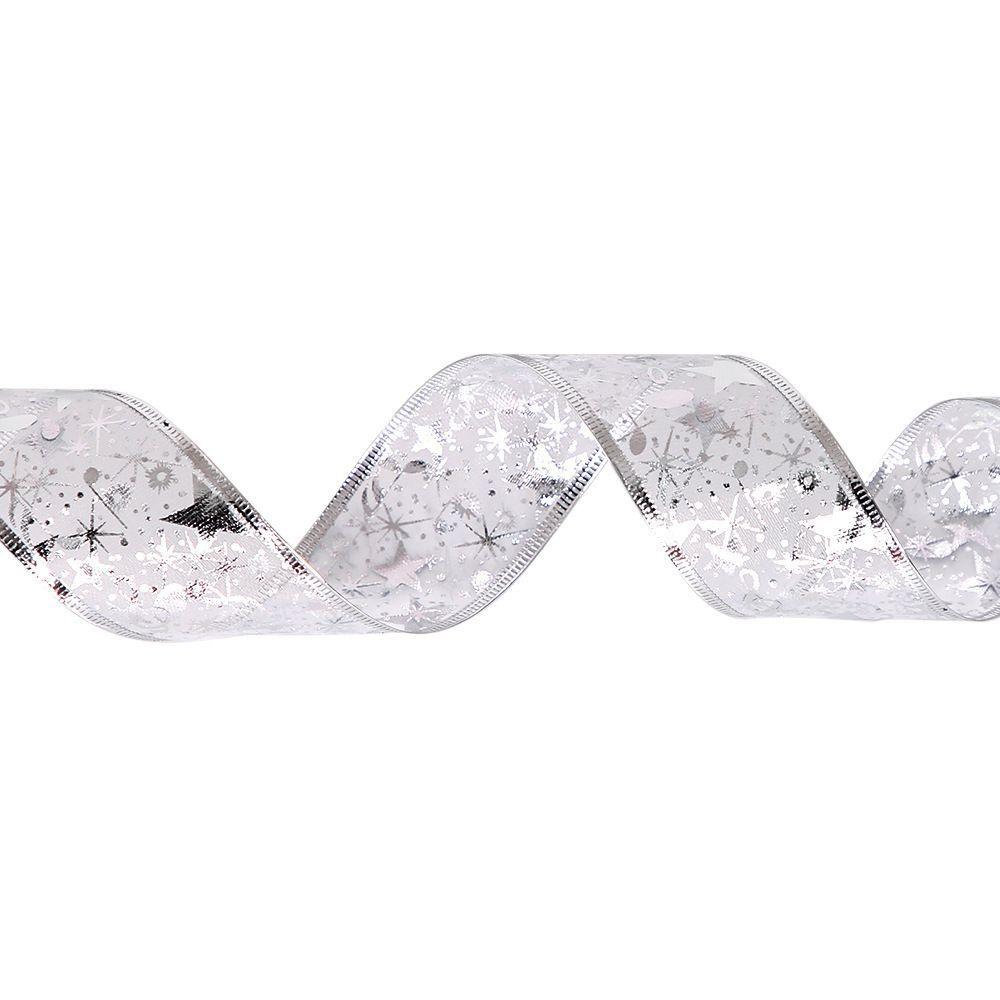 

Рождественская лента, сказочный свет, рождественские украшения, сделай сам, банты, гирлянда, елочные украшения для дома, 2023, Рождественский декор, Новый год, Navidad A-No lamp-5M серебряный