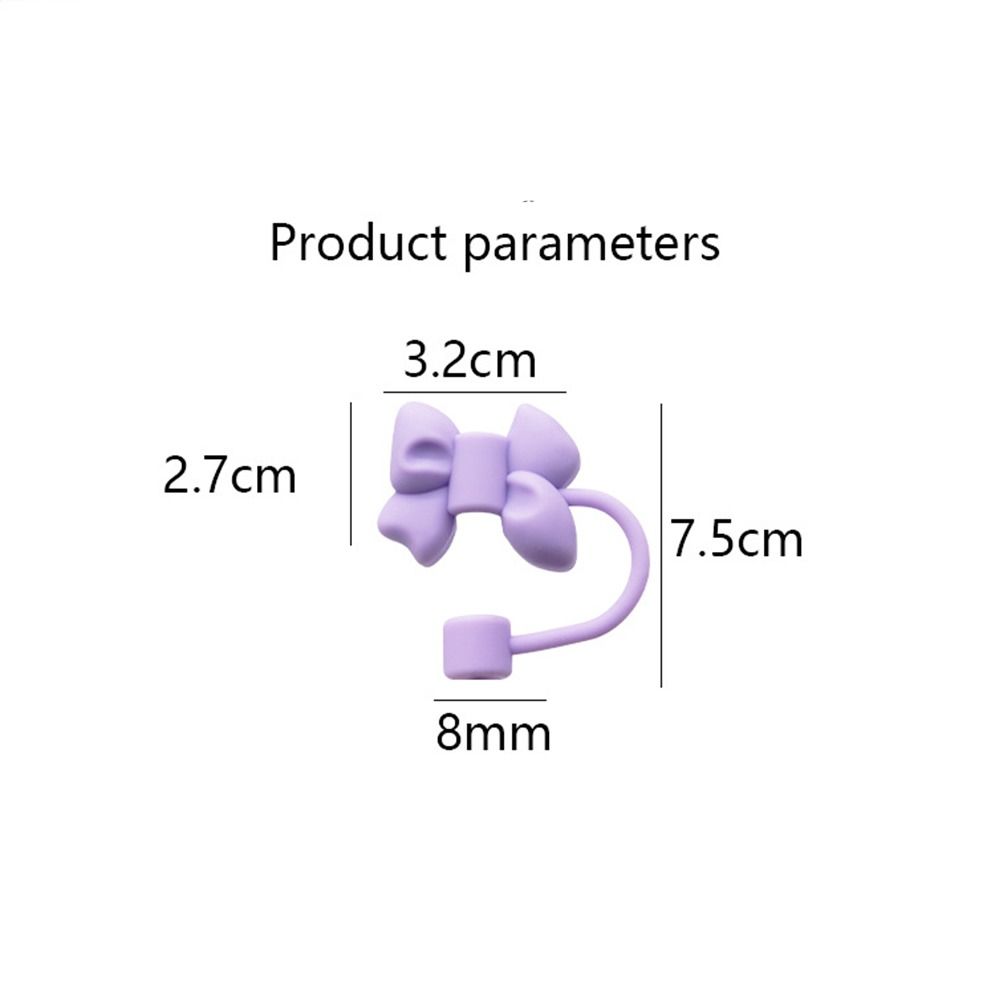 Reusable Silicone Straw Covers for Stanley 40/30 oz Tumbler Cups for 7-8mm Straws