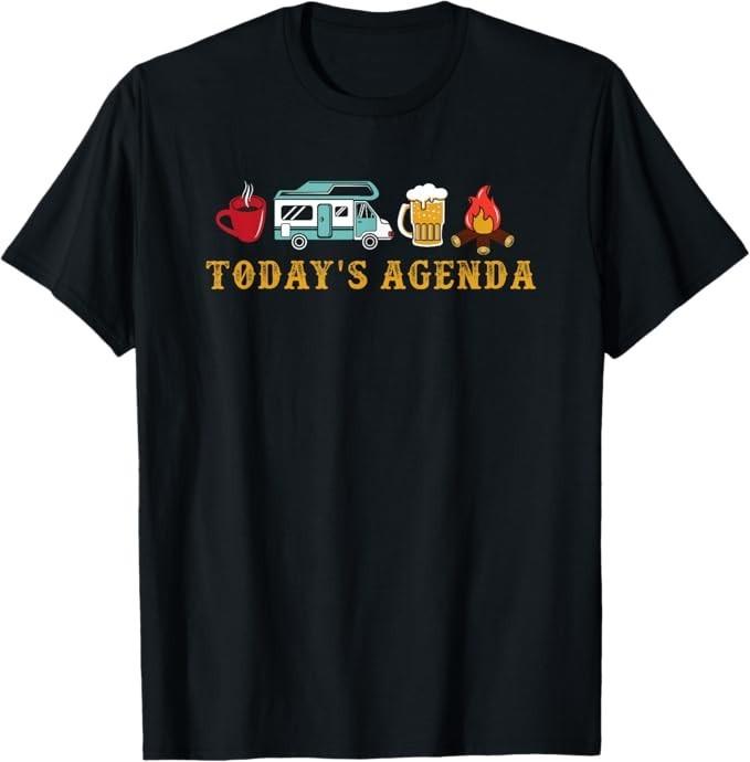

RV Camping Lover Agenda T-Shirt XL