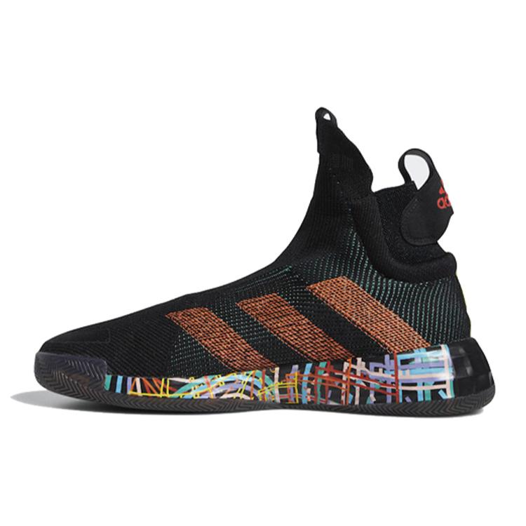 adidas N3xt L3V3L Cushioning Slip Resistant Cushioning Slip Resistant High Top Vintage Basketball Shoes Mens Black BB7803