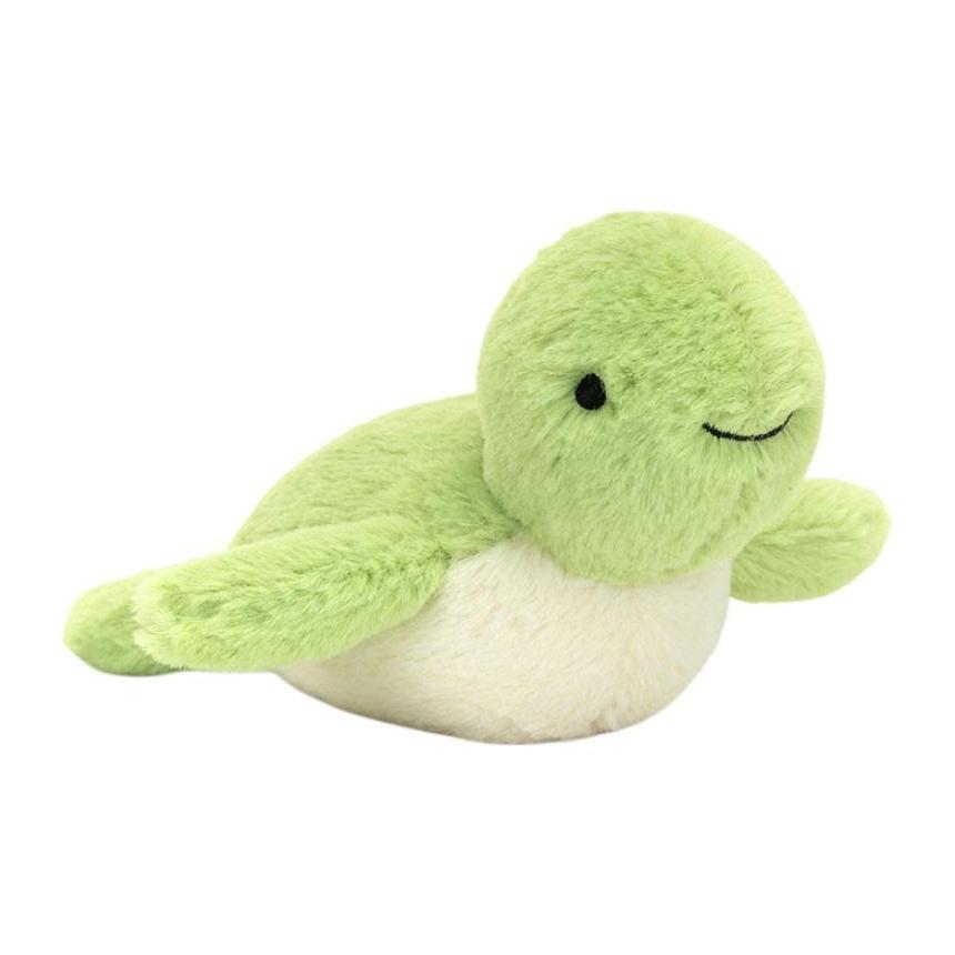 

JELLYCAT Ocean Series Fluffy Turtle Fluffy Turtle Soothing Companion Doll Plush Doll Sitting 7cm Height Box Not Included