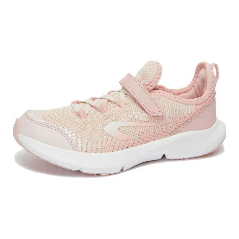 

Decathlon Амортизирующие, износостойкие низкие детские кроссовки для бега бело-розовые детские 34